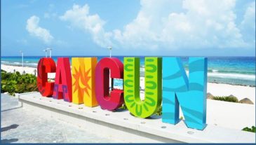 Cancun Welcome Sign